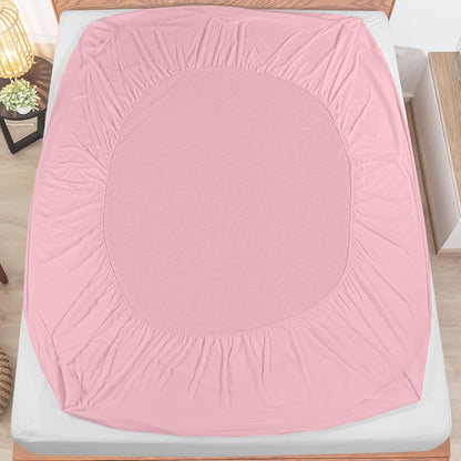 Queen Size Mattress Protector Waterproof, Premium 200 GSM Terry Mattress Cover, Soft & Breathable Bed Cover, Fitted Sheet Style Stretchable Deep Pockets 17" by Utopia Bedding (White)