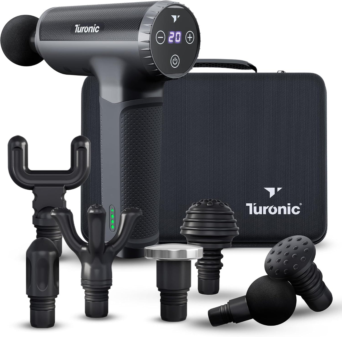 Turonic Professional Handheld Massage Gun - Deep Tissue Percussion Massager
