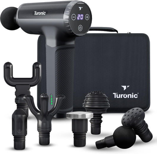 Turonic Professional Handheld Massage Gun - Deep Tissue Percussion Massager