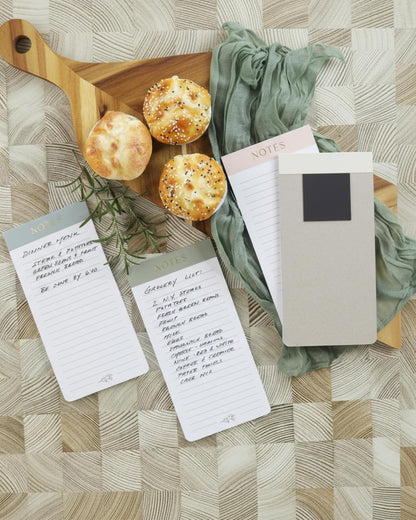 ZICOTO Beautiful Magnetic Notepads for Fridge - Set Of 4 Modern Note Pads