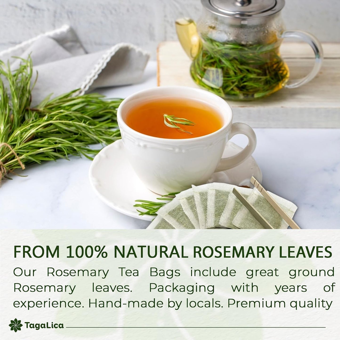 Tagalica, Premium 135 Dandelion Root Tea Bags, 100% Natural & Pure from Dandelion Root, Eco-Conscious Tea Bags, Herbal Tea. No Sugar, No Caffeine, No Gluten, Vegan
