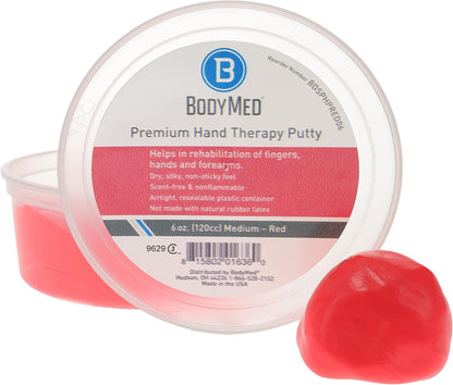 BodyMed Premium Hand Therapy Putty, Yellow, 6 Oz., Soft, Strengthening Therapy Putty for Physical Rehabilitation