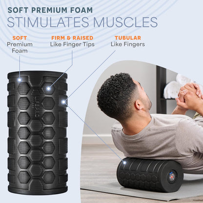 Lifepro 4-Speed Vibrating Massage Ball Roller- Revolutionary Lacrosse Ball Deep Tissue Trigger Point Therapy - Massage Ball for Plantar Fasciitis, Yoga Therapy, Mobility, Myofascial Release Ball