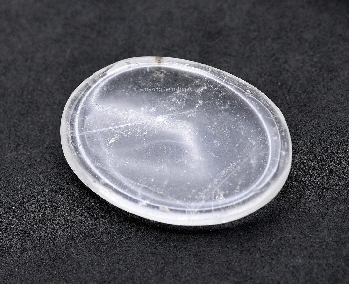 Amazing Gemstone Labradorite Thumb Worry Stone, Anxiety Stone, Healing Crystals - Piedra Crystal Fidget for Gift, Meditation, Calming, Relaxation, Stress Relief - Colors C