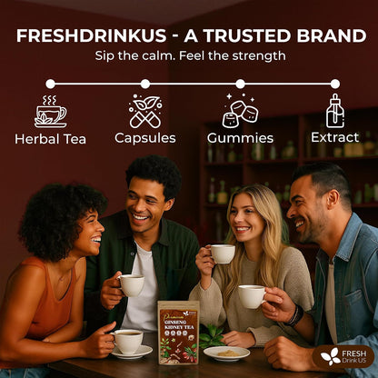 FreshDrinkUS, Premium 150 Lemon Ginger Tea Bags, 100% Natural Ingredients, Hand-made Blend of Lemon and Ginger, Eco-conscious Tea Bags. No Sugar, No Caffeine, Vegan. - Colors B