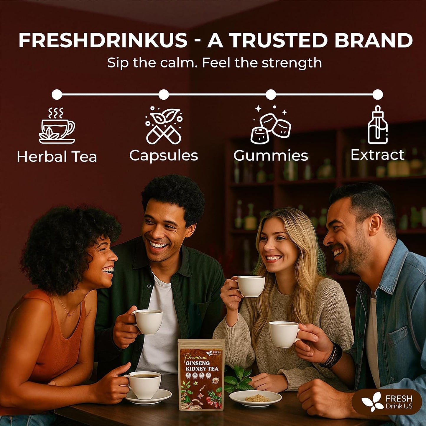 FreshDrinkUS, Premium 60 Chamomile Lavender Tea Bags, Calming Herbal Blend Strong Support for Relaxation & Better Sleep | Naturally Caffeine-Free Bedtime Tea with Soothing Floral Aroma, 100% Natural, Hand-made No Sugar/ Caffeine/ Gluten, Vegan - Colors C