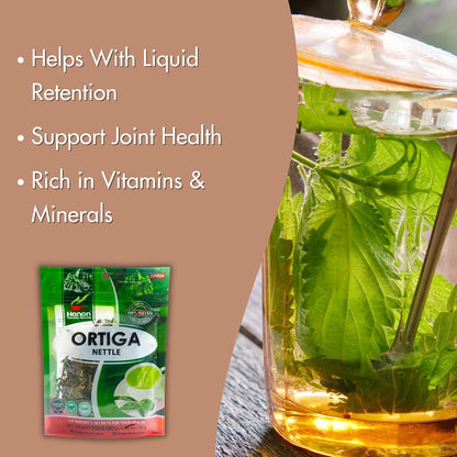 Hanan Nettle Tea Loose Leaf Herb 30g All-Natural Dried Stinging Nettle Tea, Te de Ortiga From Peru - Herbal & Supplement 1.06 oz