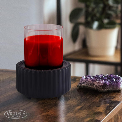 VICTORIA AROMA Ceramic Wax Melt Warmer 3-in-1 Candle Wax Warmer for Scented Wax Melter Electric Fragrance Wax Burner for Home Office Bedroom Gift & Decor…