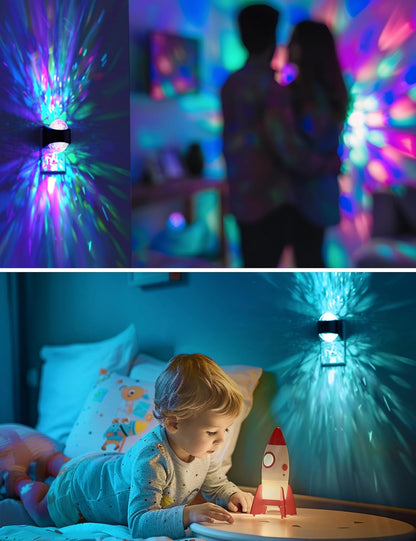 L LOHAS LED Night Light,Projector Night Light with Dusk to Dawn Sensor