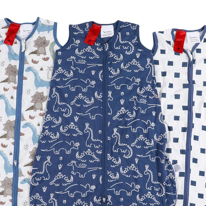 Yoofoss Baby Sleep Sack Baby Wearable Blanket 100% Cotton 2-Way Zipper Toddler Sleeping Sack