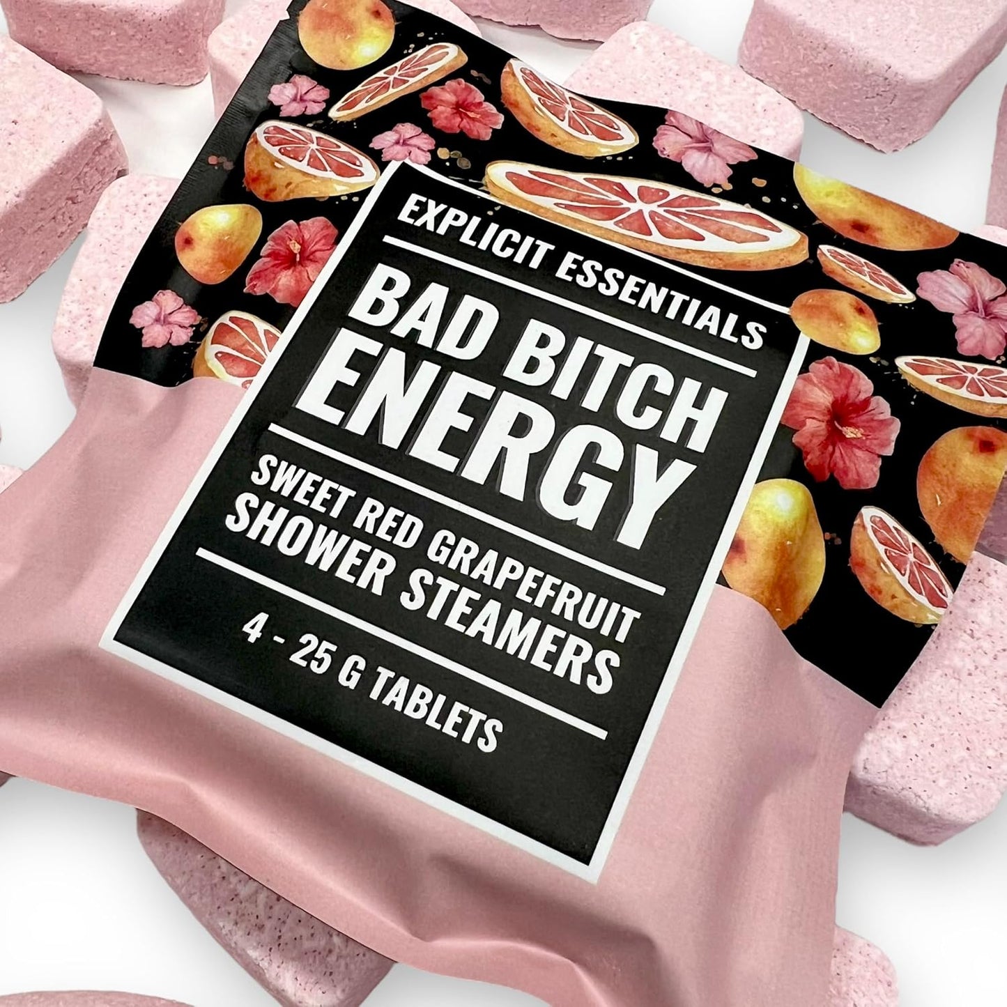 Explicit Essentials B Relax Shower Steamers | Lavender Mint Aromatherapy Shower Steamers for Relaxation & Stress Relief | Spa Shower Gift for Self-Care, Birthdays & Holidays
