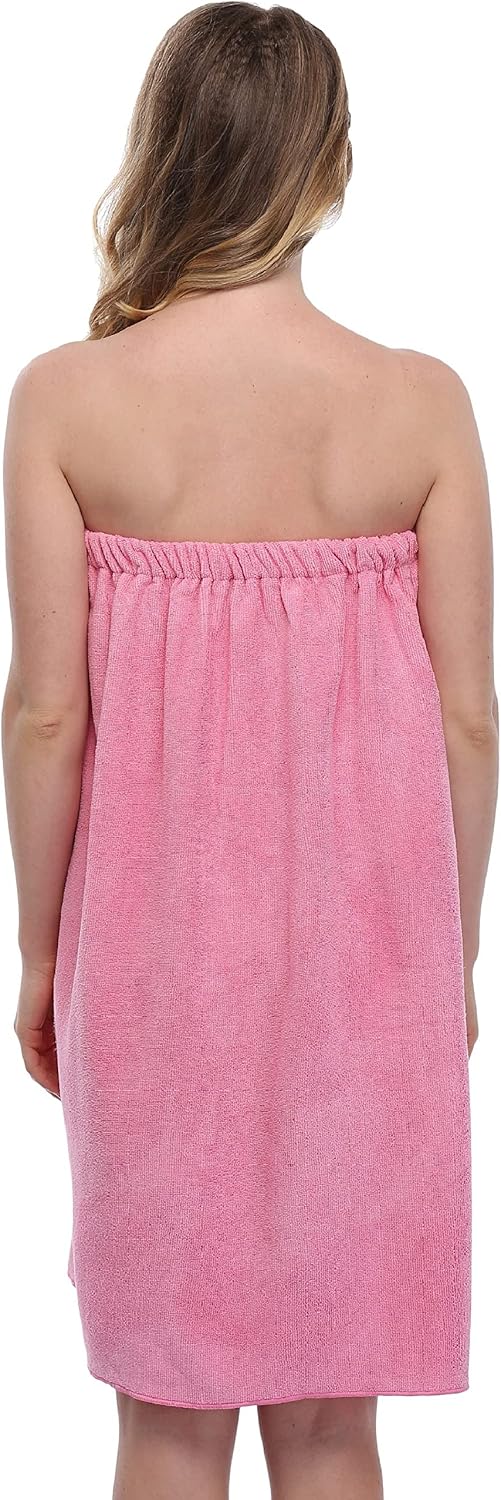 goodmansam Women's Shower Wrap Robes Spa Body Wrap Bathrobe Ultra Absorbent Cover up Towels