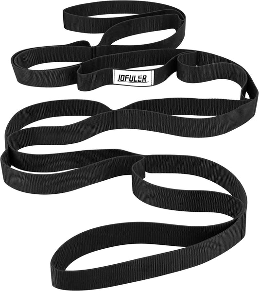 Stretching Strap for Physical Therapy and Home Rehab, 10 Loops