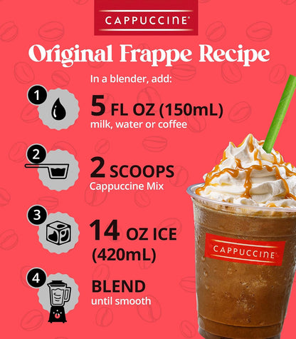 Cappuccine Sweetened Matcha Green Tea, 3 Pounds