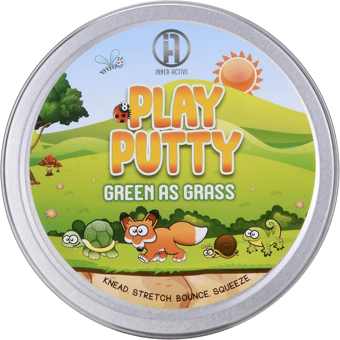 Inner-Active Play Putty Therapy Putty for Kids with Charms Green as Grass Theraputty Medium Resistance, Increase fine Motor Skills and Finger Strength, Occupational Therapy Toys