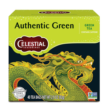 Celestial Seasonings Authentic Green Tea 40 Count