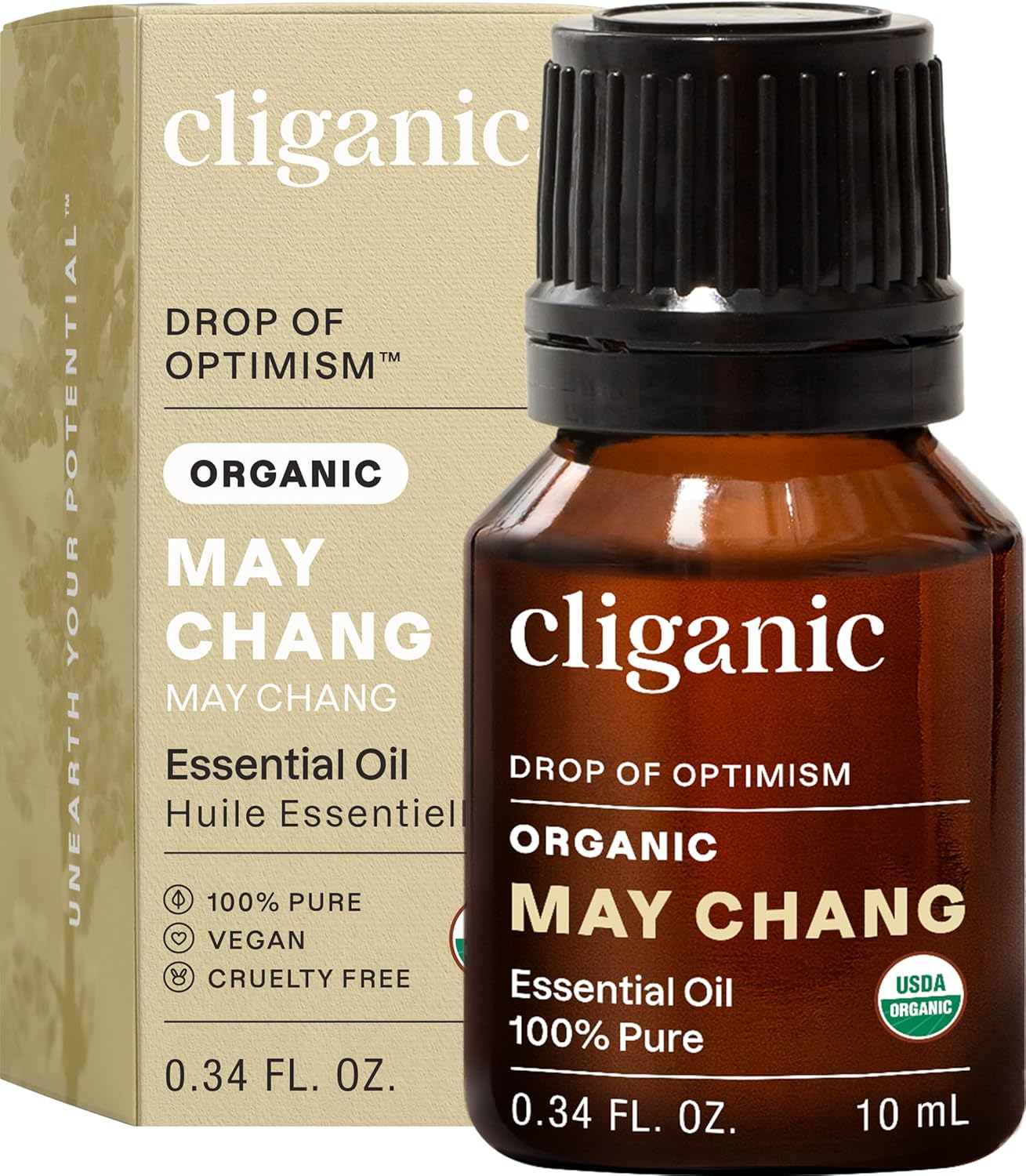 Cliganic Organic Lavender Essential Oil - 100% Pure Natural Undiluted, for Aromatherapy Diffuser | Non-GMO Verified - Colors A