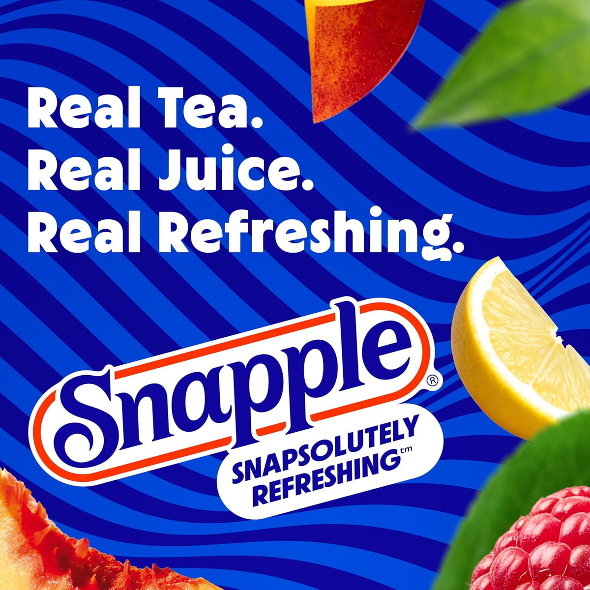 Snapple Zero Sugar Raspberry Tea, 16 fl oz recycled plastic bottle, Pack of 12