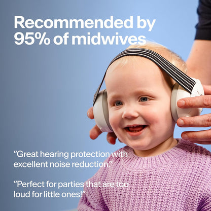 Alpine Muffy Baby Ear Protection for Babies and Toddlers up to 36 Months - CE & ANSI Certified - Noise Reduction Earmuffs - Comfortable Baby Headphones Against Hearing Damage & Improves Sleep - Blush