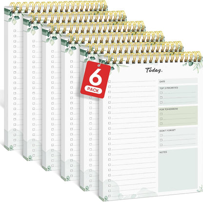 Taja To Do List Notepad, Undated Daily Planner for Work and Goal Setting