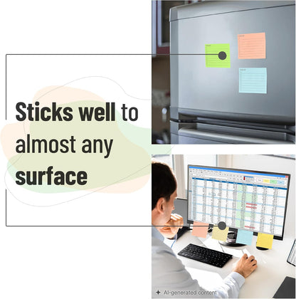 Mr. Pen- to Do List Sticky Notes, 3” x 5”, 9 Pads, 360 Sheets | Lined Checklist Sticky Pads with Smooth Writing, Easy Peel-Off, Thick Paper for Planning, Office, School & Daily Tasks