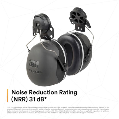 3M PELTOR Ear Muff Hearing Protection, X5 Series, Noise Protection NRR 21 dB, Construction, Manufacturing, Automotive