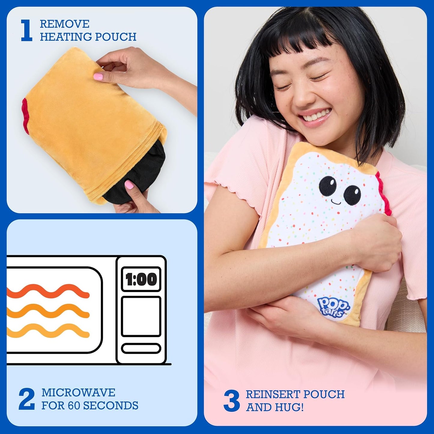Menstruation Crustacean Lobster by Relatable, Microwavable Heating Pad for Period Cramps, Cuddly Plushies, Great Gift Ideas for Loved Ones of All Ages, Includes 1 Lavender Scented Heating Pad Plushy