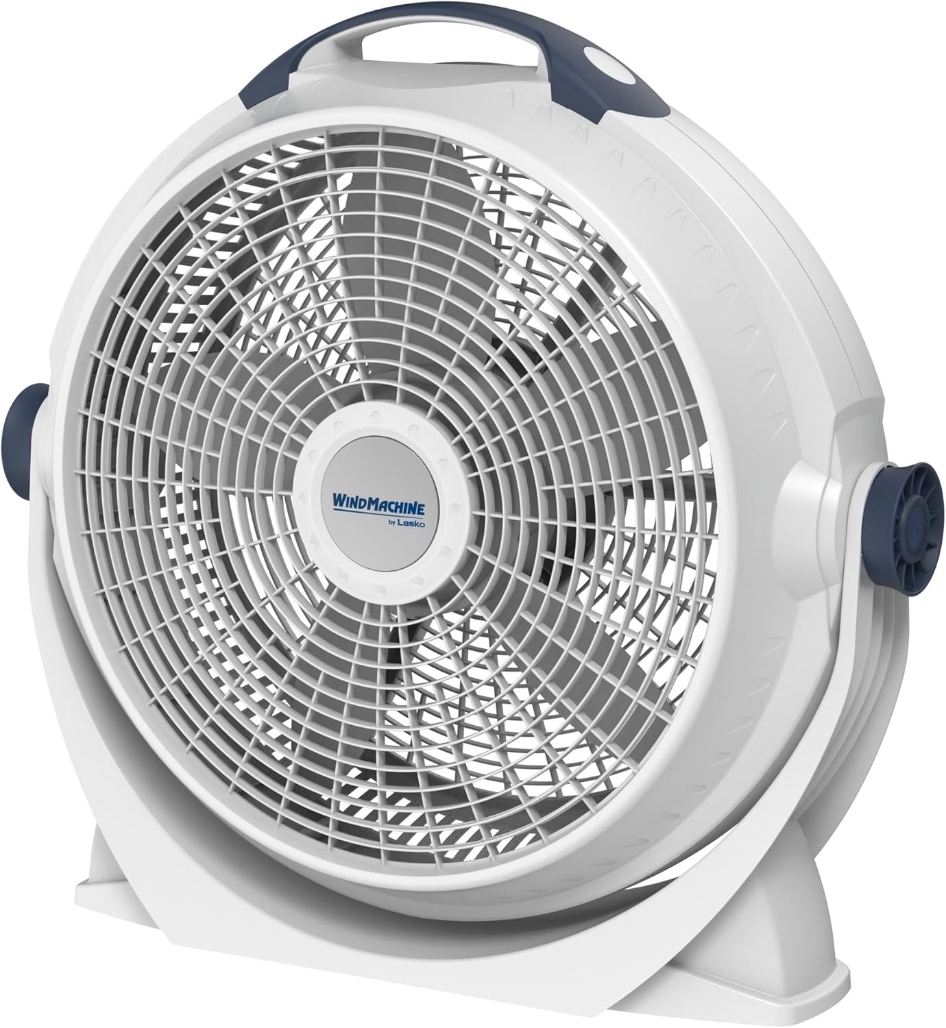 Lasko Wind Machine Fan, Air Circulator Fan with 3 Speeds, 20" Model 3300, Gray