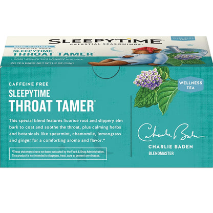Celestial Seasonings Sleepytime Tea Plus Melatonin, Caffeine Free, Celestial Seasonings Herbal Tea, 18 Bag Box
