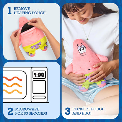 Menstruation Crustacean Lobster by Relatable, Microwavable Heating Pad for Period Cramps, Cuddly Plushies, Great Gift Ideas for Loved Ones of All Ages, Includes 1 Lavender Scented Heating Pad Plushy