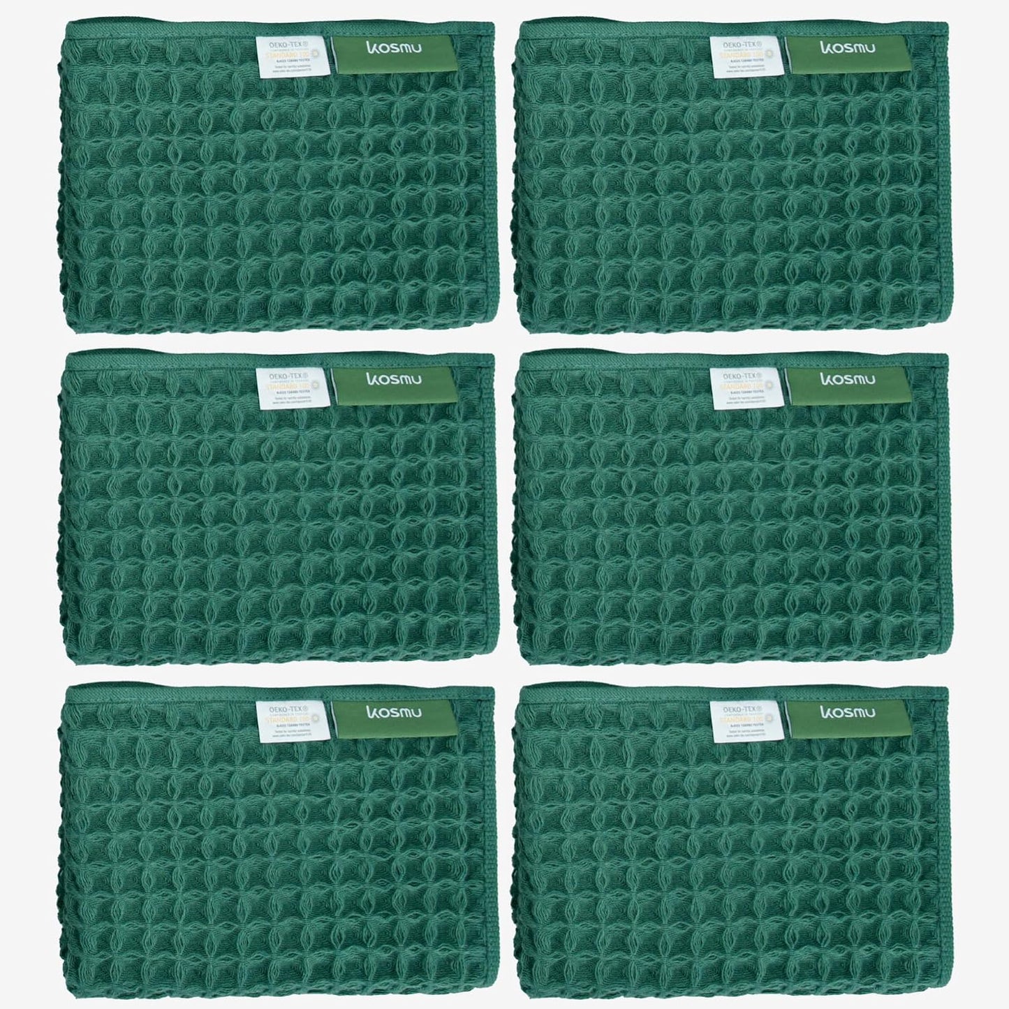 Luxury Organic Japanese Cotton Hair Drying Waffle Towel Wrap for Women | Absorbent, Quick-Dry Head Turban for Shower, Sauna, Spa | Extra Large for Long, Curly, Straight Hair With Button (White, 1 Pc)