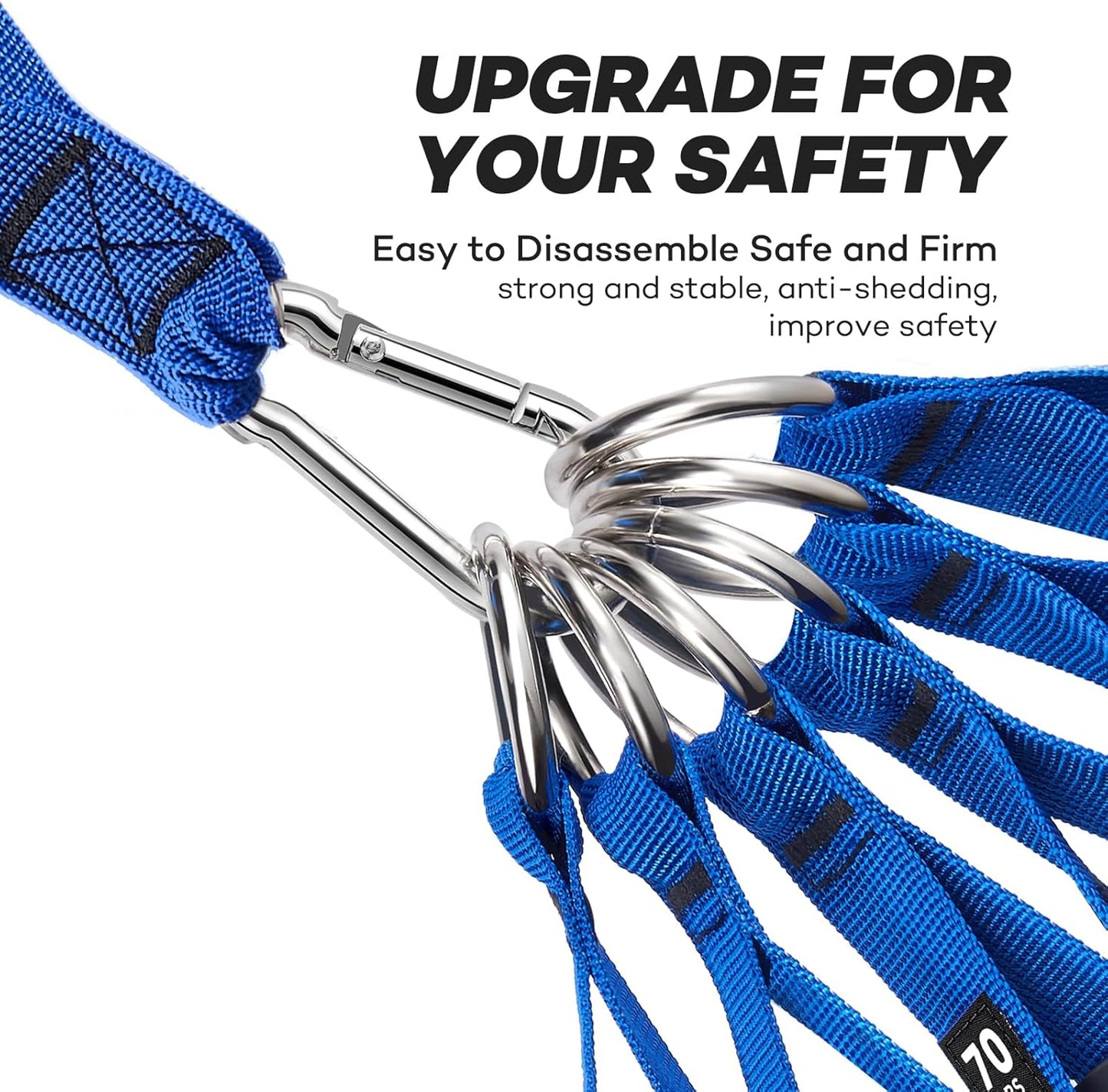 Heavy Resistance Bands for Working Out, NITEEN Resistance Bands with Handles Weight Exercise Bands for Men Women, Workout Bands with Door Anchor and Ankle Straps Strength Training Equipment