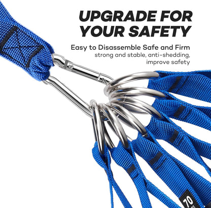 Heavy Resistance Bands for Working Out, NITEEN Resistance Bands with Handles Weight Exercise Bands for Men Women, Workout Bands with Door Anchor and Ankle Straps Strength Training Equipment