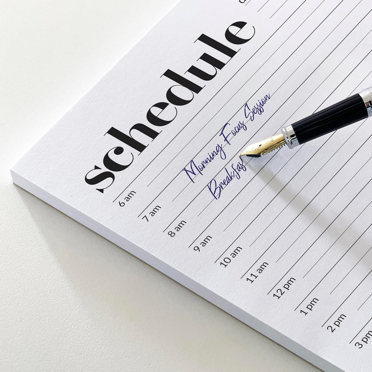 Daily Planner Notepad, Daily Schedule Pad, Tear-Off, A5 Size (5.8" x 8.3") To Do List Notepad, Productivity Planner for Work and Study, Premium Thick Paper with Cardboard Back Support by Hadigu.
