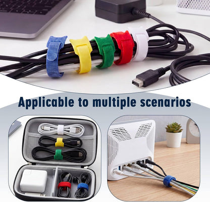 320 Pcs Cable Organization & Identification Kit, Color-coded Write-on