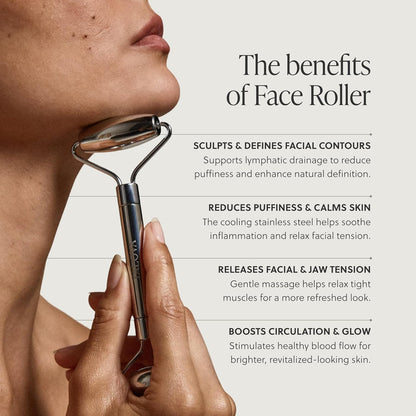 304-Grade Stainless Steel Facial Roller