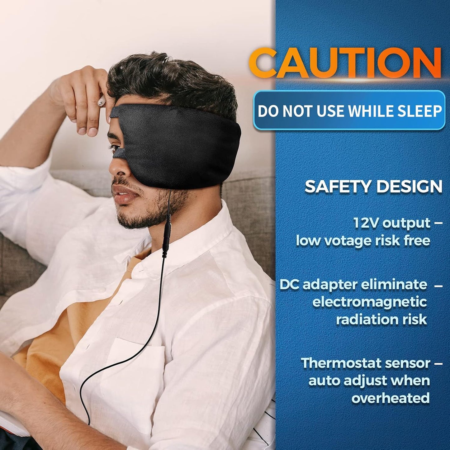 sticro Single-Eye Heated Mask for Eyelid Comfort with Auto-Off