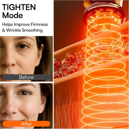 INIA FLARE 3-in-1 Red Light Therapy Beauty Device for Face & Neck White