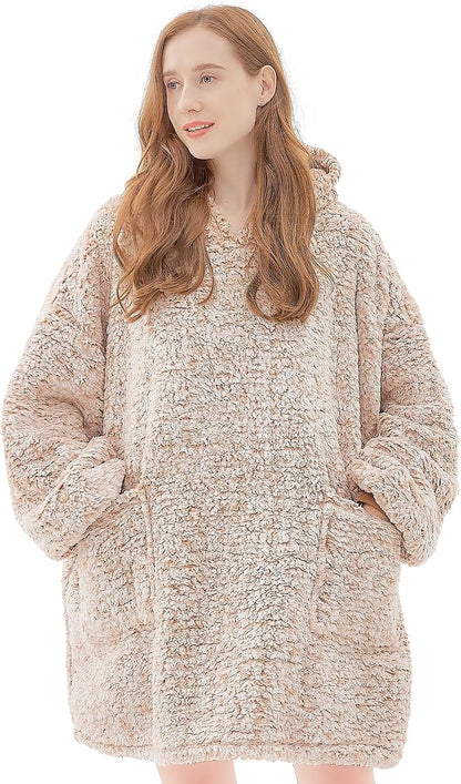 yescool Wearable Blanket Hoodie as Christmas Birthday Gifts for Women Mom - Colors B