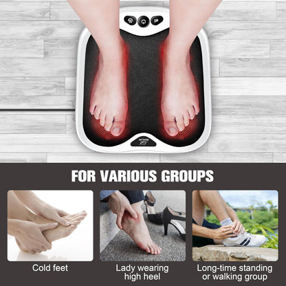 Snailax 2-in-1 Shiatsu Foot and Back Massager with Heat - Kneading Foot Warmer, Electric Feet Massage, Massagers for Back,Leg, Fathers Day Gift for Dad Men Women