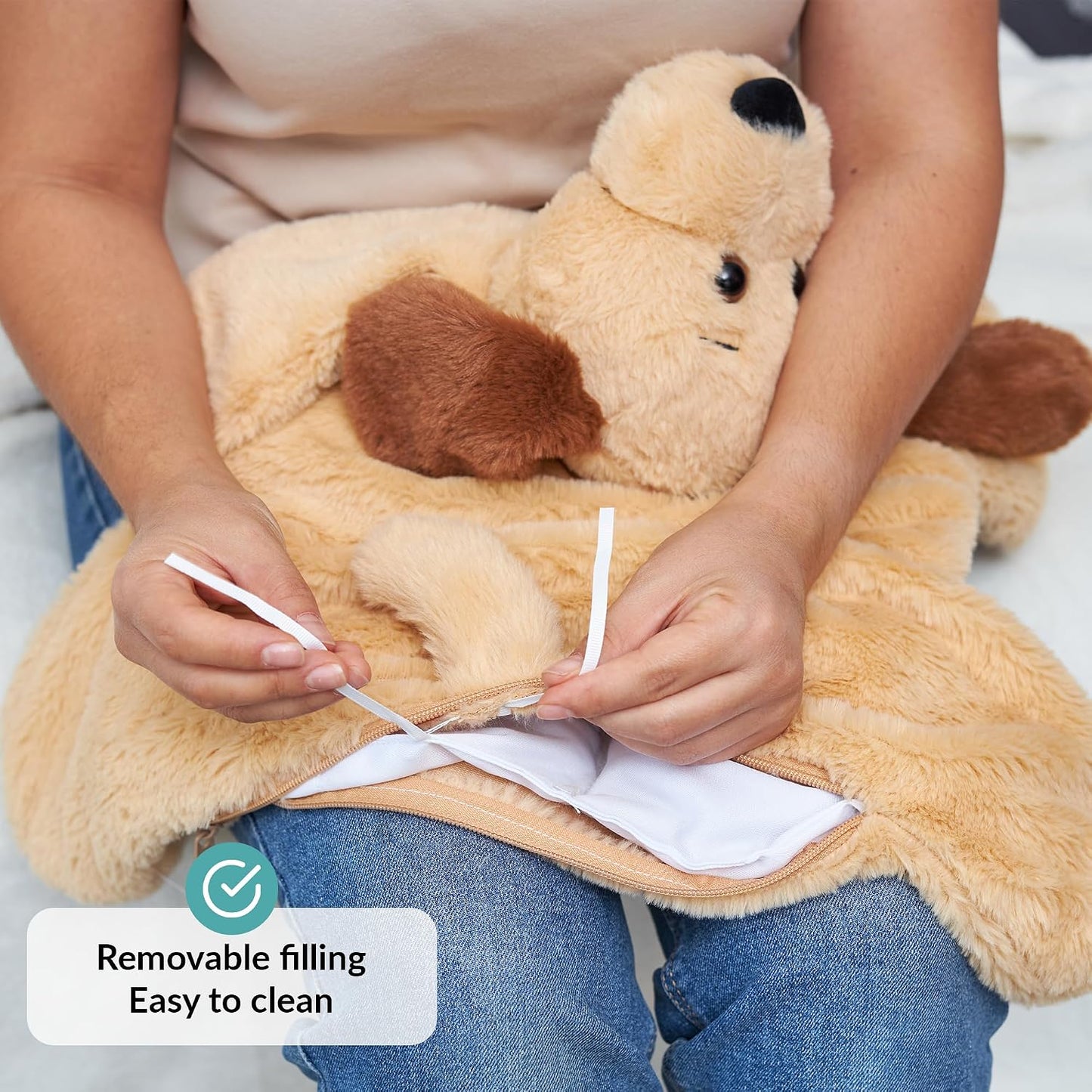 ODOXIA Weighted Lap Pad for Kids | Calming & Comforting | Weighted Lap Animal | Sloth Buddy | Sensory Weighted Animals | Weighted Lap Blanket for Sensory Needs | Carrying Bag Included | 5 Lbs
