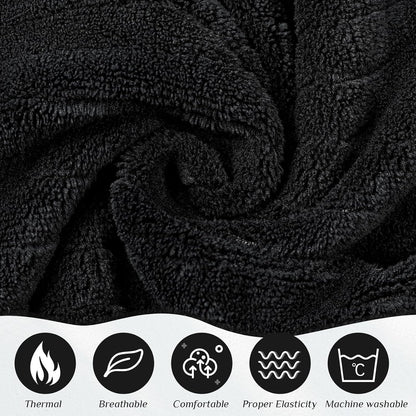 Tigeen 2 Pcs Women's Towel Wrap Lightweight Spa Robe Stripes with Adjustable Closure, Elastic Top Soft Bathrobe Spa Wrap