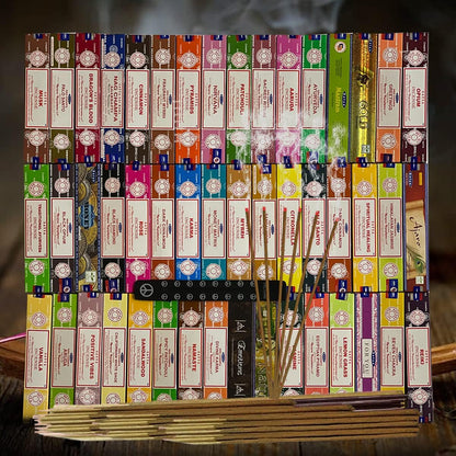 TRUMIRI Incense Stick Holder Bundle with Satya Sai Baba Nagchampa 250g Bulk Incense Sticks Nag Champa Agarbatti - Pack of 1 (Approx 250 Insence-Sticks)
