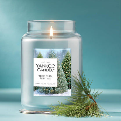 Yankee Candle Balsam & Cedar Scented Candle, 22oz Large Jar