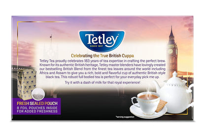 Tetley, British Blend Black Tea, 320 Count, Hot or Iced, Rich & Robust Black Tea