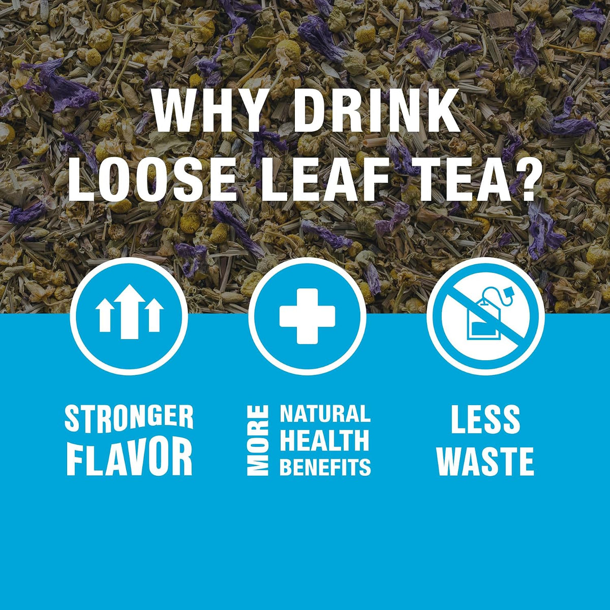 Tiesta Tea Lavender Chamomile Herbal Tea Loose Leaf Calming Blend 8oz