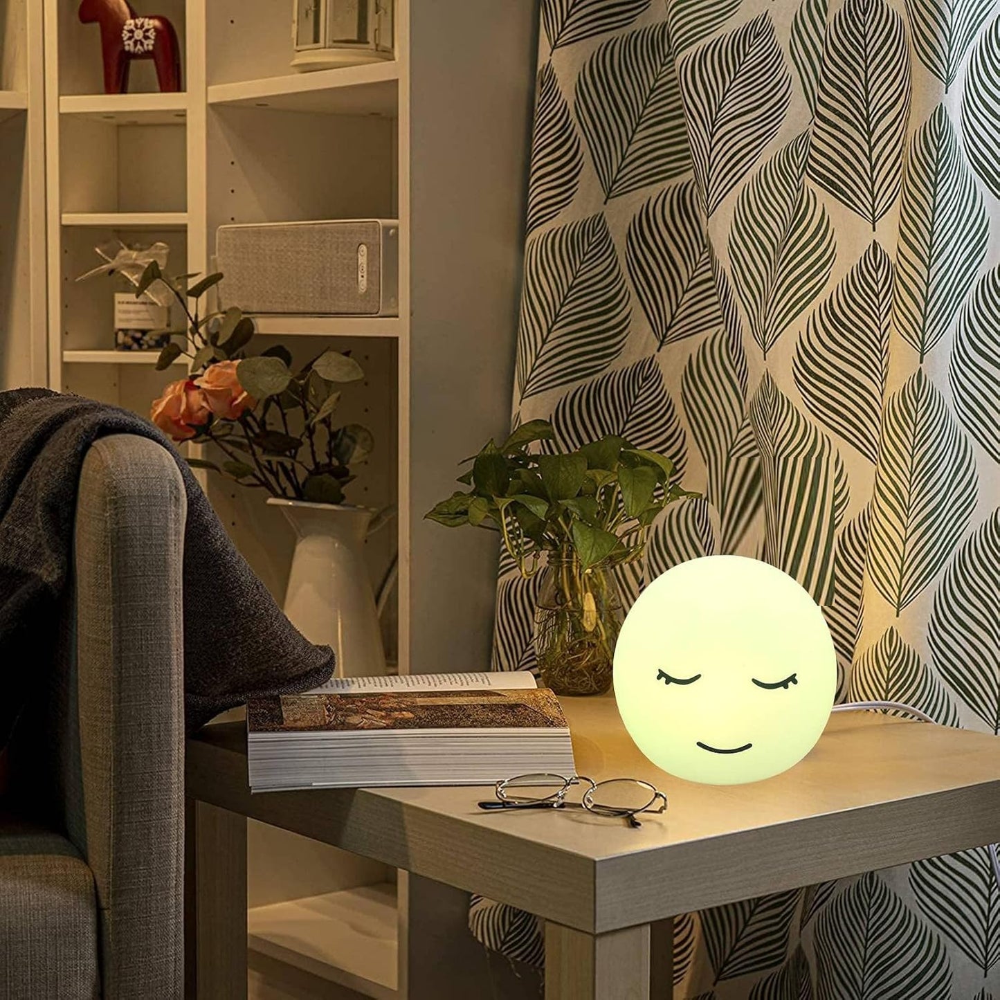 Breathing Lamp Guided Visual Meditation Tool for Mindfulness,Anxiety Relief&Calm Your Mind for Stress&Visual Relaxation and Restful Sleep,478 Seconds Breathing Rate Change 3 Colors,Gift for Kids