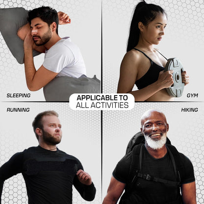 Performance Nose Strips for Breathing (60 Count) - Oil & Sweat Proof Adhesive - Athletic Nasal Strips for Snoring & Sleeping - Black, Wide, Universal Fit, Extra Strength Snoring Solution for Sleep
