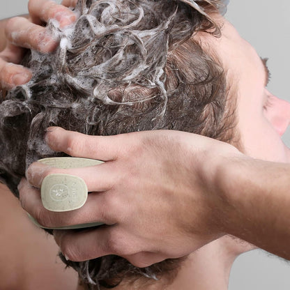 Ecoed Scalp Massager Shampoo Brush, Scalp Scrubber & Exfoliator (Natural)