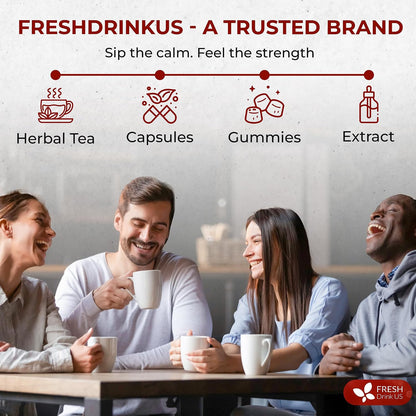 FreshDrinkUS, Premium Colon Cleanse Tea, 60 Count, Caffeine Free, Vegan